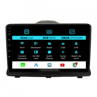 Navigatie Dedicata Opel Antara (2006-2016), 9Inch, 6Gb Ram, 128Gb Stocare, Carplay