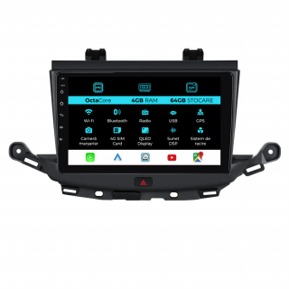 Navigatie Dedicata Opel Astra K (2015 - 2021) 9 Inch, 4Gb Ram, 64Gb stocare, Carplay