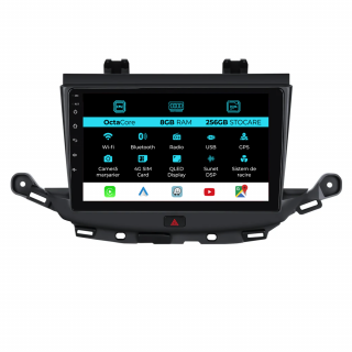 Navigatie Dedicata Opel Astra K (2016 - 2021) 9 Inch, 8Gb Ram, 256Gb stocare, Carplay
