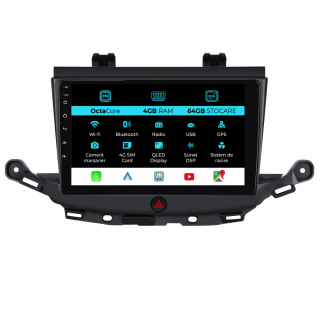 Navigatie Dedicata Opel Astra K Sedan (2016 - 2020), 9 Inch, 4Gb Ram, 64Gb stocare, Carplay