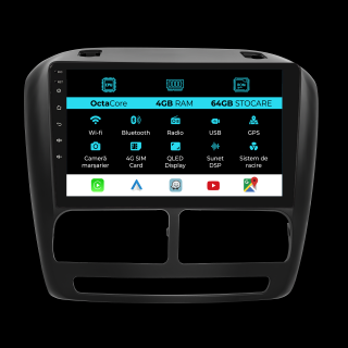 Navigatie Dedicata Opel Combo (2011-2018), 10Inch, 4Gb Ram, 64Gb Stocare, Carplay