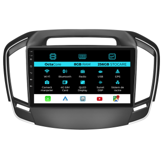 Navigatie Dedicata Opel Insignia (2013 - 2017), 9Inch, 8Gb Ram, 256Gb Stocare, Carplay