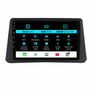 Navigatie Dedicata Opel Mokka (2012 - 2016) 9 Inch, 6Gb Ram, 128Gb stocare, Carplay