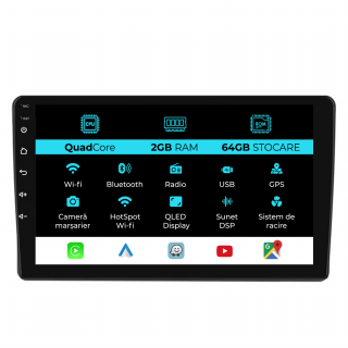 Navigatie Dedicata Opel Zafira Astra Antara Corsa (2005-2015), 9Inch, 2Gb Ram, 64Gb Stocare, Carplay