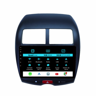 Navigatie Dedicata Peugeot 4008 (2012-2019), 10Inch, 1Gb Ram, 32Gb Stocare, Carplay