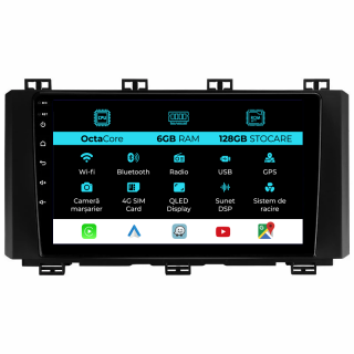 Navigatie Dedicata Seat Ateca (2016 - 2021), 9Inch, 6Gb Ram, 128Gb Stocare, Carplay