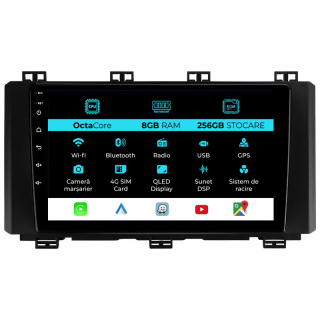 Navigatie Dedicata Seat Ateca (2016 - 2021), 9Inch, 8Gb Ram, 256Gb Stocare, Carplay