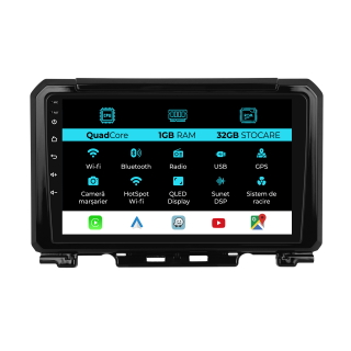 Navigatie Dedicata Suzuki Jimny (2018-2023), 9Inch, 1Gb Ram, 32Gb Stocare, Carplay
