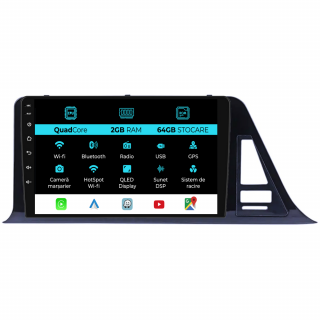 Navigatie Dedicata Toyota CHR (2016 - 2020), 9Inch, 2Gb Ram, 64Gb Stocare, Carplay