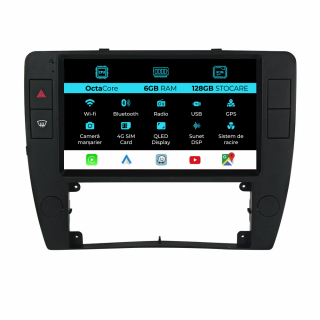Navigatie Dedicata Volkswagen Passat B5 (2000-2005), 9Inch, 6Gb Ram, 128Gb Stocare, Carplay