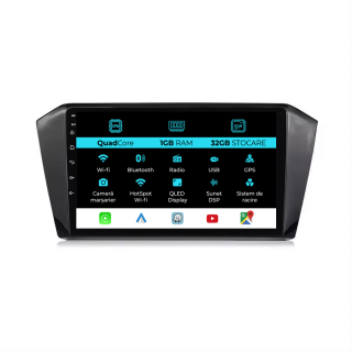 Navigatie Dedicata Volkswagen Passat B8 (2015 - 2022), 10 Inch, 1Gb Ram, 32Gb stocare, Carplay