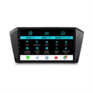 Navigatie Dedicata Volkswagen Passat B8 (2015 - 2022), 10 Inch, 8Gb Ram, 256Gb stocare, Carplay