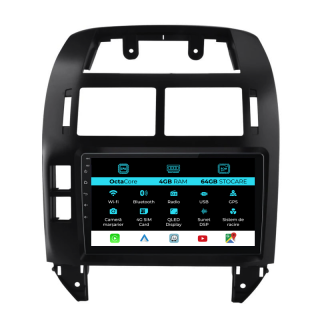 Navigatie Dedicata Volkswagen Polo (2004-2011), Android, 9Inch, 4Gb Ram, 64Gb Stocare, Carplay