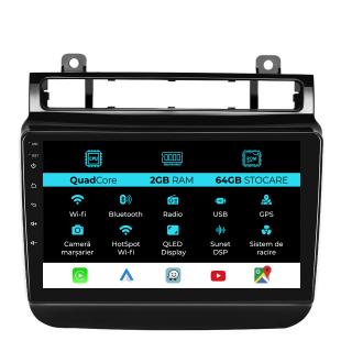 Navigatie Dedicata Volkswagen Touareg (2010-2018), 9Inch, 2Gb Ram, 64Gb Stocare, Carplay