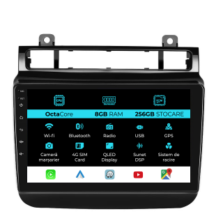 Navigatie Dedicata Volkswagen Touareg (2010-2018), 9Inch, 8Gb Ram, 256Gb Stocare, Carplay