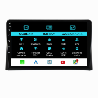 Navigatie Dedicata Volkswagen Transporter Multivan (2013-2015), 9Inch, 1Gb Ram, 32Gb Stocare, Carplay