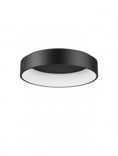 6167240 Plafoniera Nova Luce RANDO LED 42W 2520lm 3000K IP20 Metal  Acril Black NOVALUCE