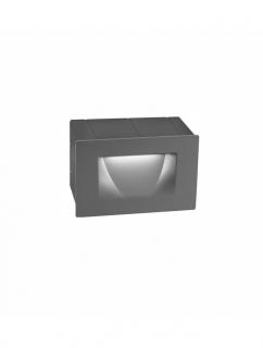 726401  Nova Luce KRYPTON LED 3W 270lm 3000K IP54 Aluminium Dark Gray Beam 15 degrees