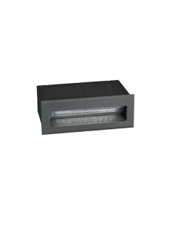 726406  Nova Luce KRYPTON LED 3W 270lm 3000K IP54 Aluminium Black Beam 17 degrees