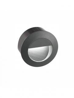 726407  Nova Luce KRYPTON LED 3W 270lm 3000K IP54 Aluminium Dark Gray Beam 27 degrees