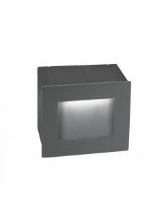 727002  Nova Luce KRYPTON LED 3W 270lm 3000K IP54 Aluminium Dark Gray Beam 15 degrees