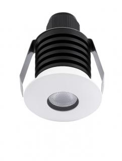 8038401  Nova Luce BANG LED 1W 60lm 3000K IP67 Aluminium White Beam Angle 40 degrees driver 9020170 included