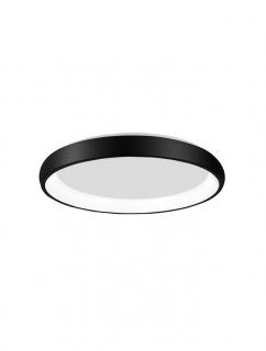 8105611 Plafoniera Nova Luce ALBI LED 50W 2876lm 3000K Aluminium  Acrylic Sandy Black Dimabil Triac IP20