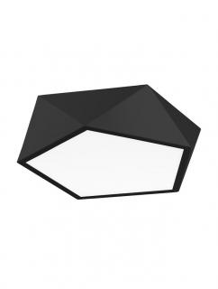 8186202 Plafoniera Nova Luce DARIUS E27 4x10W IP20 Metal Acril Alb Negru