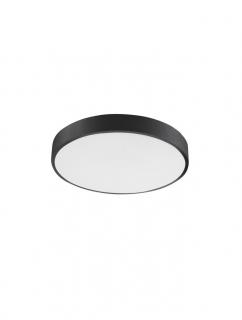 9001531 Plafoniera Nova Luce HADON LED 24W 1380lm 3000K Aluminium Sandy Black Nedimabil IP20