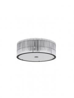 9006058 Plafoniera Nova Luce BAROK G9 6x5W   Metal Clear Glass Matt Black  IP20