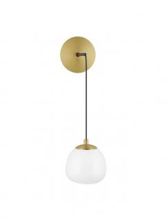 9009262 Aplica Nova Luce THE EGG G9 1x5W   Metal Gold  Black  IP20