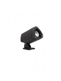 9010004  Nova Luce INSIDE LED 3W 180lm 3000K IP65 Aluminium  Glass Sandy Black Beam 24 degree