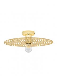 9035971 Plafoniera Nova Luce ERES E27 1x12W   Metal Gold  IP20