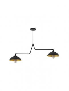 9035977 Lustra Nova Luce MIRBA E27 2x12W   Metal Sandy Black  IP20