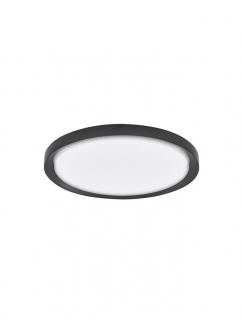 9053592 Plafoniera Nova Luce TROY LED 40W 2200lm 3000K Metal  Acrylic  Matt Black Dimabil Triac IP20