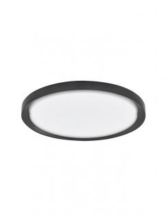 9053594 Plafoniera Nova Luce TROY LED 50W 2750lm 3000K Metal  Acrylic  Matt Black Dimabil Triac IP20