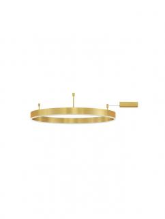 9063603 Plafoniera Nova Luce MOTIF LED 50W 4166lm 3000K Aluminium  Acrylic Brass Gold Dimabil Triac IP20