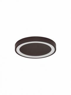 9081230 Plafoniera Nova Luce NODI LED 30W 1590lm 3000K Aluminium  Acrylic Coffee Brown Nedimabil IP20