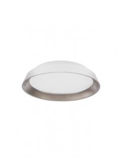 9081260 Plafoniera Nova Luce VELA LED 30W 1665lm 3000K Aluminium  Acrylic Sandy White Dimabil Triac IP20