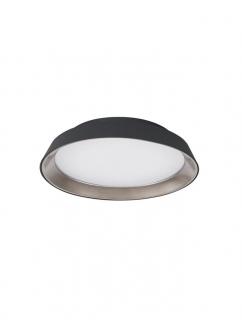 9081270 Plafoniera Nova Luce VELA LED 30W 1665lm 3000K Aluminium  Acrylic Sandy Black Dimabil Triac IP20