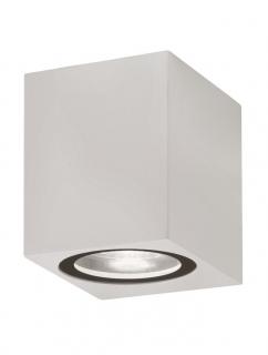 910041 Aplica Nova Luce NERO GU10 1x35W lm  IP54 Aluminium Glass Diffuser White Light Down