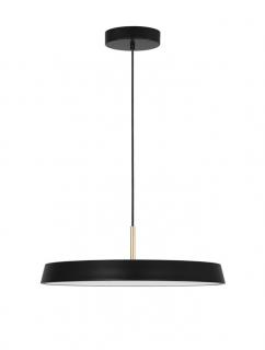 910622 Pendul Nova Luce VETRO LED 41W 2693lm 3000K IP20 Aluminiu Acril Matt Black