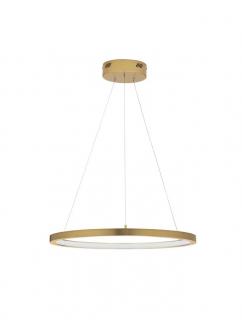 9172863 Lustra Nova Luce EMPATIA LED 35W 932lm 3000K Aluminium  Acrylic Brass Gold Dimabil Triac IP20
