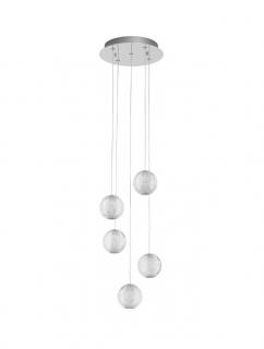 9186910 Lustra Nova Luce BRILLANTE LED 26W 1213lm 3200K  Aluminium  Acrylic Chrome Dimabil Triac IP20