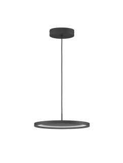 9212909 Lustra Nova Luce ANDRIA LED 30W 2221lm 3000K Aluminium  Acrylic Sandy Black Dimabil Triac IP20