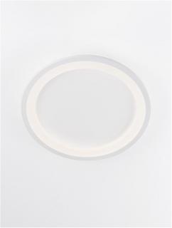 9212917 Plafoniera Nova Luce OGGY LED 30W 2223lm 3000K Aluminium  Acrylic Sandy White Nedimabil IP20