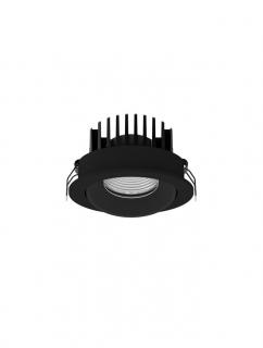 9232118 Spot Incastrat Reglabil Nova Luce BLADE LED 12W 720lm 3000K IP65 Aluminium Black CRI 90 Beam 38