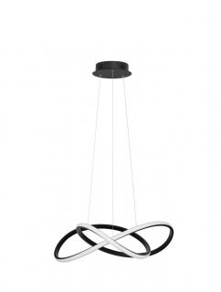 9248107 Lustra Nova Luce AMARA LED 28W 1600lm 3000K Aluminium  Acrylic Sandy Black Dimabil Triac IP20