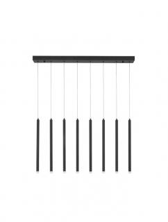 9287935 Lustra Nova Luce TRIMLE LED 21W 1581lm 3000K  Aluminium  Acrylic Sandy Black Nedimabil IP20