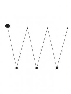 9303941 Lustra Nova Luce NOCCI LED 13,5W 660lm 3000K IP20 Aluminiu Black